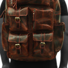 Taj Signature Rexo Crunch Leather Backpack