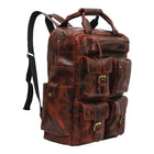 Taj Signature Rexo Crunch Leather Backpack