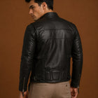 Taj Signature Rider Leather Biker Jacket Leather Jacket