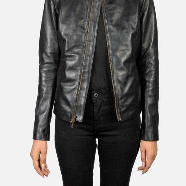 Taj Signature Rumella Leather Biker Jacket Leather Jacket