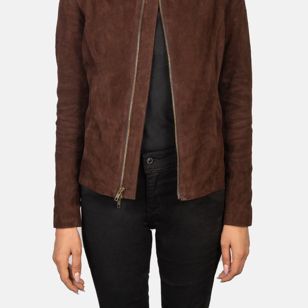 Taj Signature Rumella Suede Biker Jacket Leather Jacket