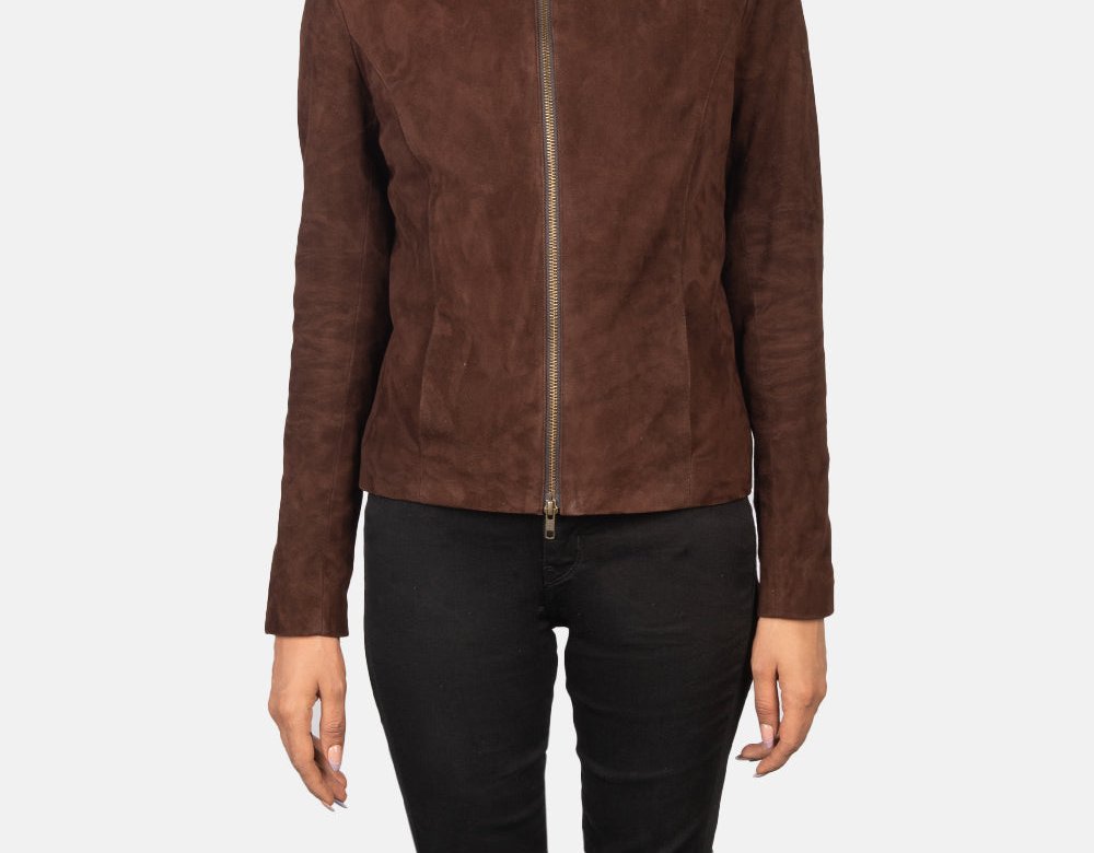Taj Signature Rumella Suede Biker Jacket Leather Jacket