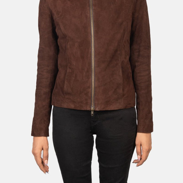 Taj Signature Rumella Suede Biker Jacket Leather Jacket