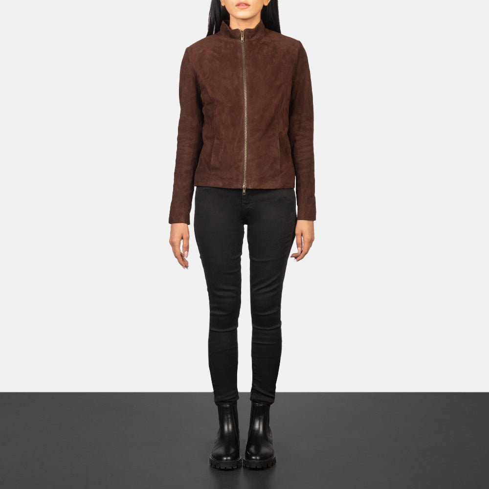 Taj Signature Rumella Suede Biker Jacket Leather Jacket