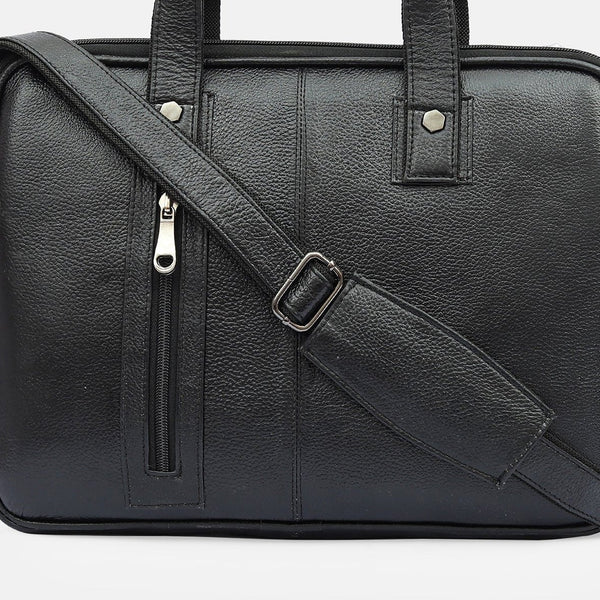 Taj Signature Safer Leather Laptop Bag