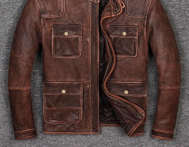 Taj Signature Sandes Brown Leather Jacket