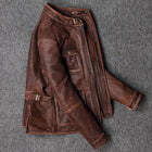Taj Signature Sandes Brown Leather Jacket