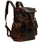 Taj Signature Top Crunch Leather Backpack