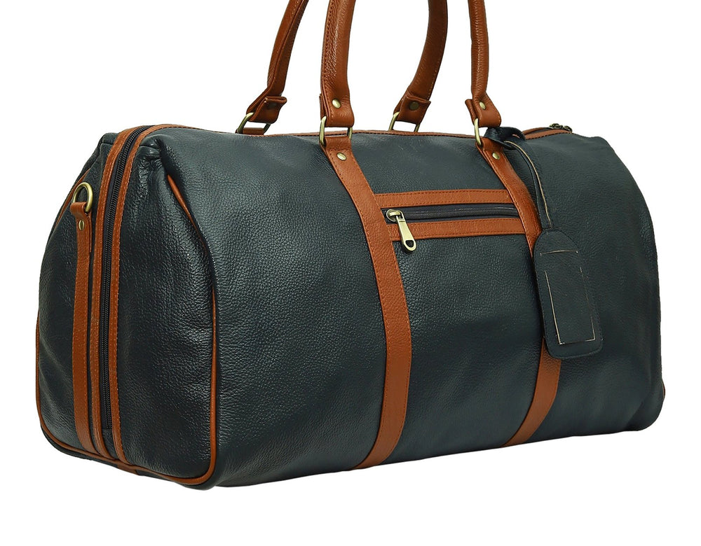 Taj Signature Tote Duffle Leather Bag