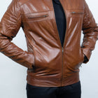 Taj Signature Vesture Leather Biker Jacket Leather Jacket