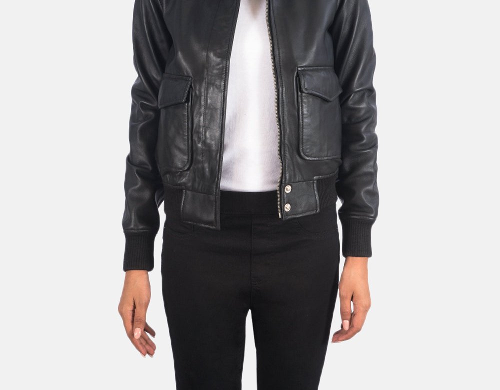 Taj Signature Westa A-2 Leather Bomber Jacket