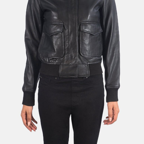 Taj Signature Westa A-2 Leather Bomber Jacket