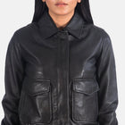 Taj Signature Westa A-2 Leather Bomber Jacket
