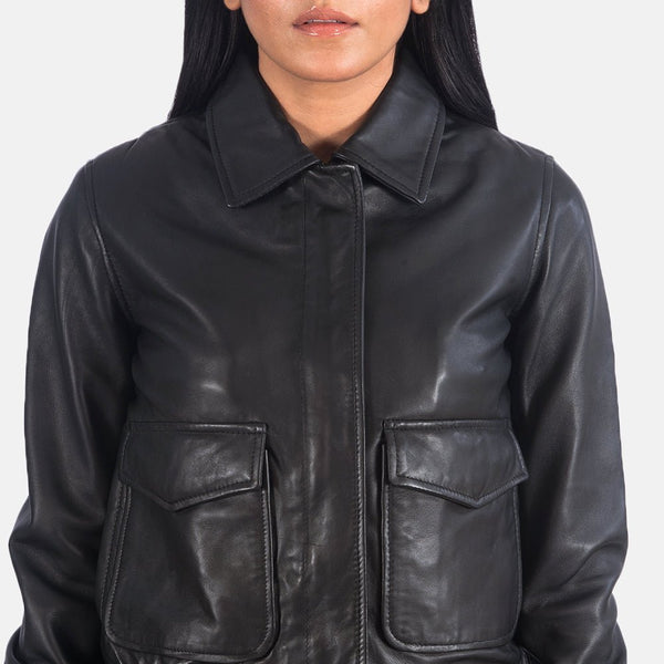 Taj Signature Westa A-2 Leather Bomber Jacket
