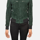 Taj Signature Zenna Leather Bomber Jacket