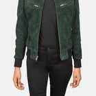 Taj Signature Zenna Leather Bomber Jacket