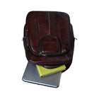 Leather Accessories 18 inch Leather Backpacks for Men and Women