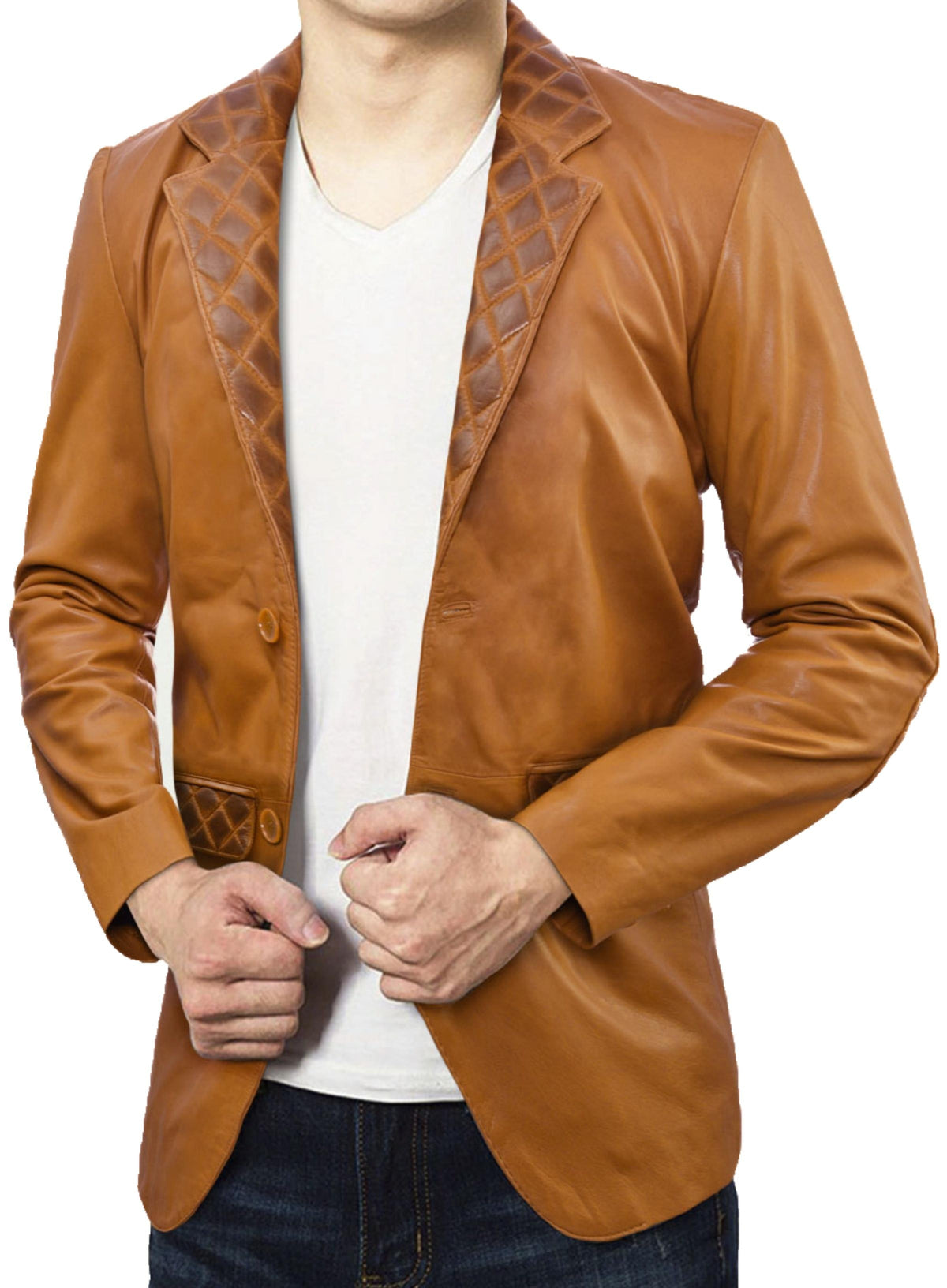 Men's Brown Leather Coat - Premium Quality by Taj Leather