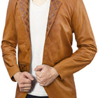 Men's Brown Leather Coat - Premium Quality by Taj Leather