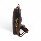 Genuine oil pullup Leather Laptop Bag for Men - Office Bag - Fits Up to 14/15.6/16 Inch
