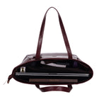 Women's Croco Pattern Shoulder Bag - Stylish and Spacious Bag with Big Compartment