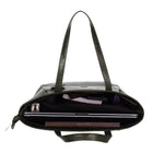 Women's Croco Pattern Shoulder Bag - Stylish and Spacious Bag with Big Compartment