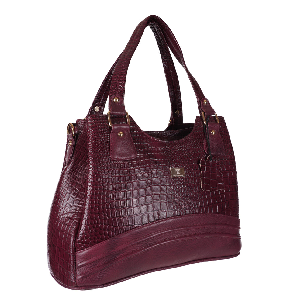 100% Leather Handbags for Women - Multi-Style Tote, Crossbody, and Top Handle Bag