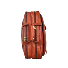 Genuine Leather Double Fold Laptop Bag for Men - Office Bag - Fits Up to 14/15.6/17 Inch.