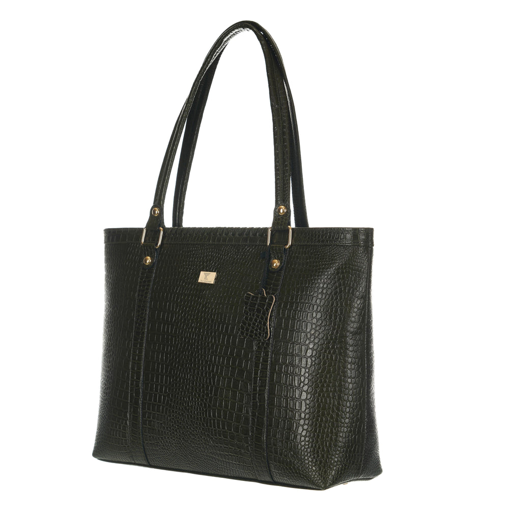 Women's 100% Leather Shoulder Bag - Elegant and Durable with Spacious Design