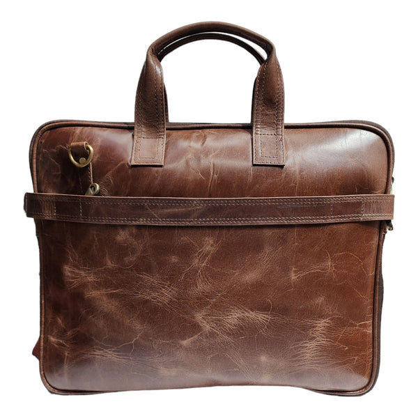 Genuine Leather Laptop Bag for Men - Office Bag - Fits Up to 14/15.6/16 Inch