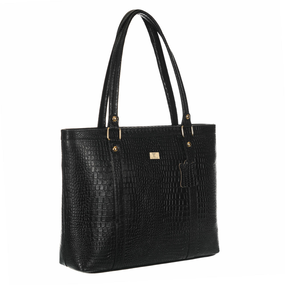Women's 100% Leather Shoulder Bag - Elegant and Durable with Spacious Design