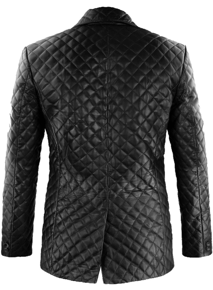 Men's Black Leather Coat - Premium Quality by Taj Leather