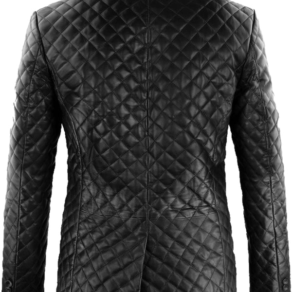 Men's Black Leather Coat - Premium Quality by Taj Leather