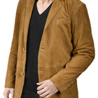 Men's Brown Leather Coat - Premium Quality by Taj Leather