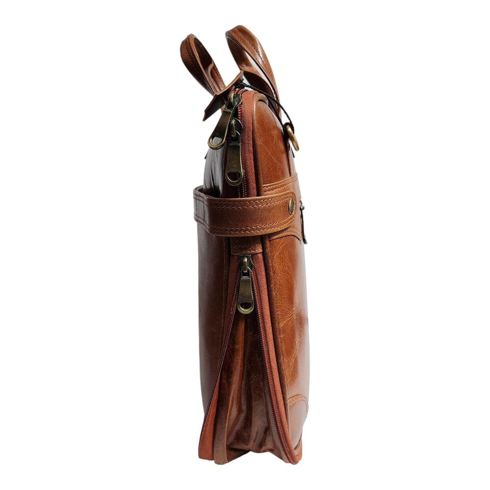Genuine Leather Laptop Bag for Men - Office Bag - Fits Up to 14/15.6/16 Inch