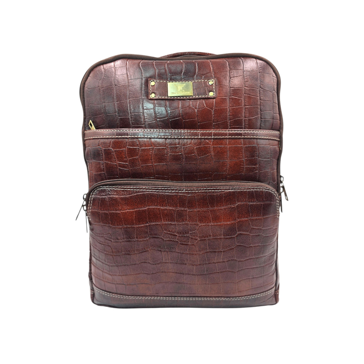 Large 35 L Laptop Backpack 100% Genuine Leather Laptop Backpack.