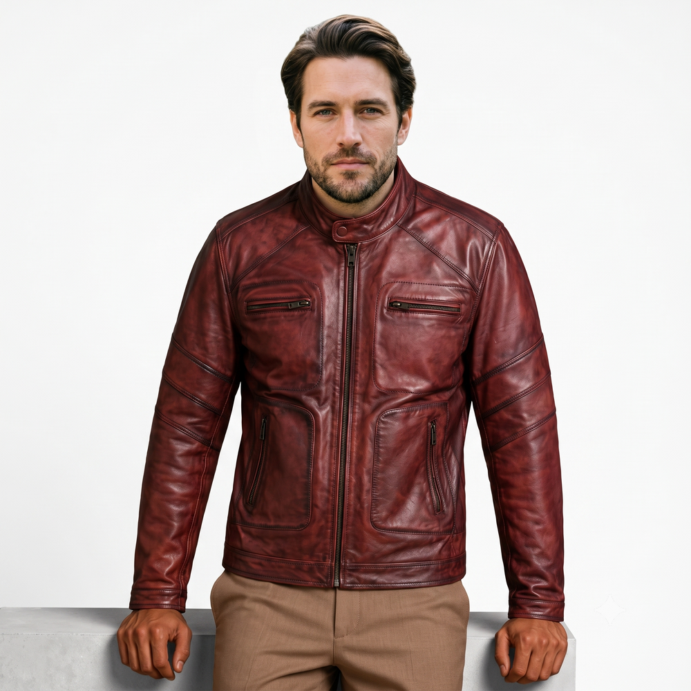 Malan Taj Leather Jacket