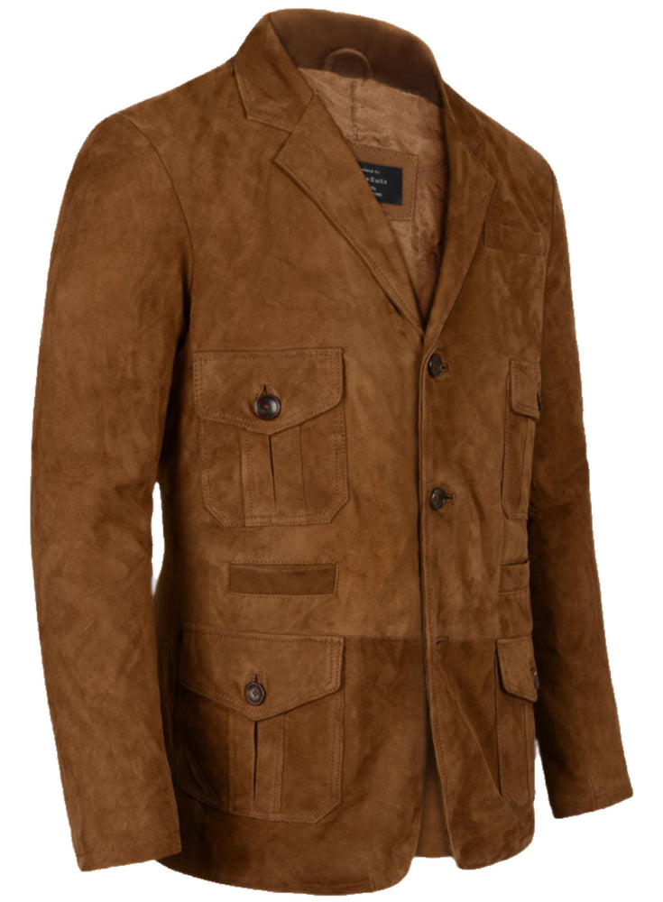 Men's Brown Leather Coat - Premium Quality by Taj Leather