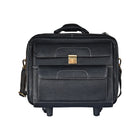 Taj Leather Trolly Suitcase Bag - 100% Leather