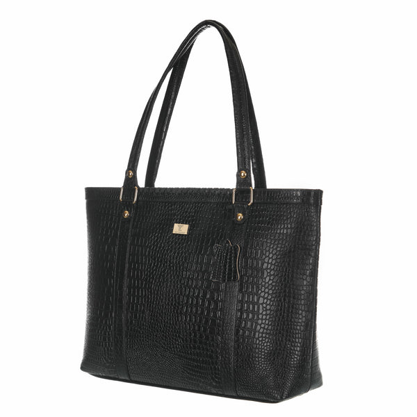 Women's 100% Leather Shoulder Bag - Elegant and Durable with Spacious Design